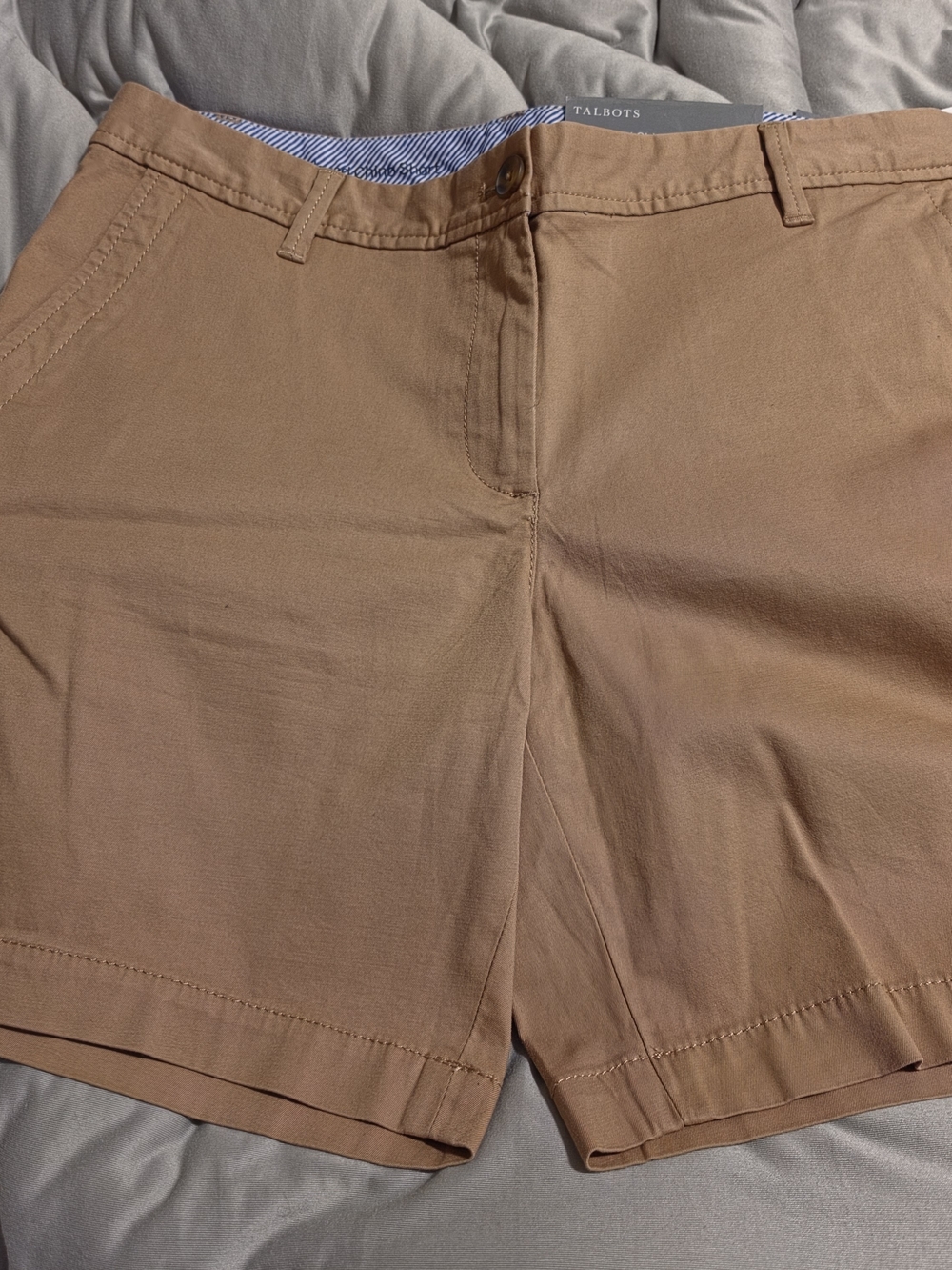 Talbots Brown Relaxed Chino Shorts